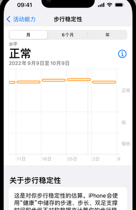 汉川iPhone手机维修如何在iPhone开启'步行稳定性通知'