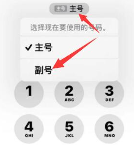 汉川苹果14维修店分享iPhone 14 Pro Max使用副卡打电话的方法 