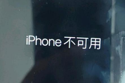 汉川苹果服务网点分享锁屏界面显示“iPhone 不可用”如何解决 